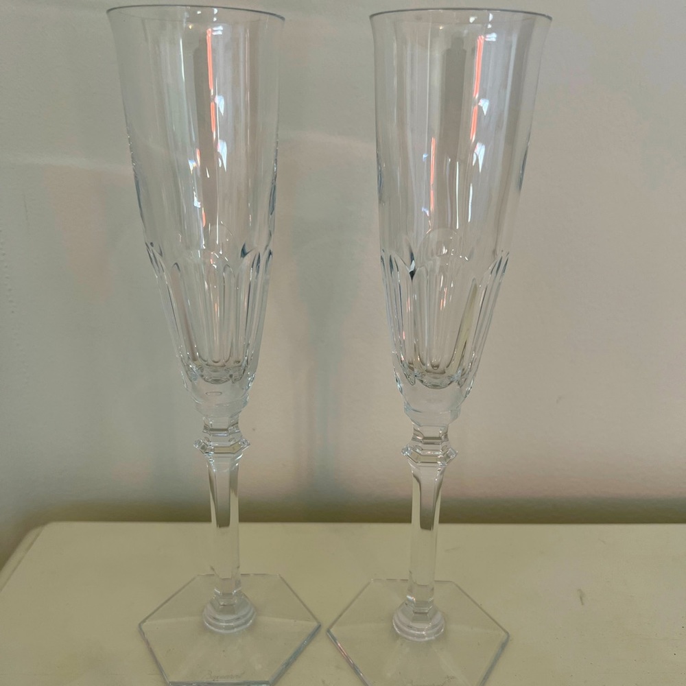 Baccarat Champagne Flutes